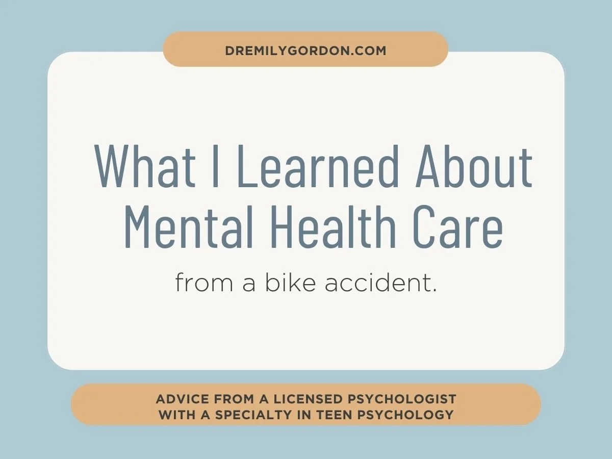 What I Learned About Mental Health Care From A Bike Accident