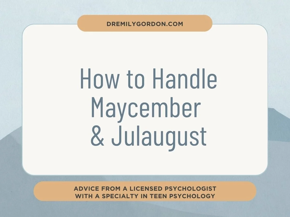 How to Handle Maycember &amp; Julaugust