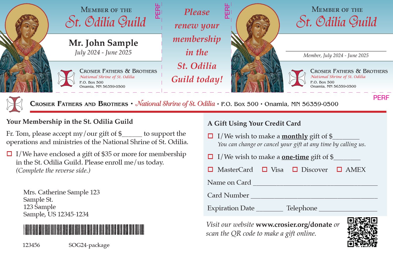 Crosier Guild membership cards and reply form.jpg