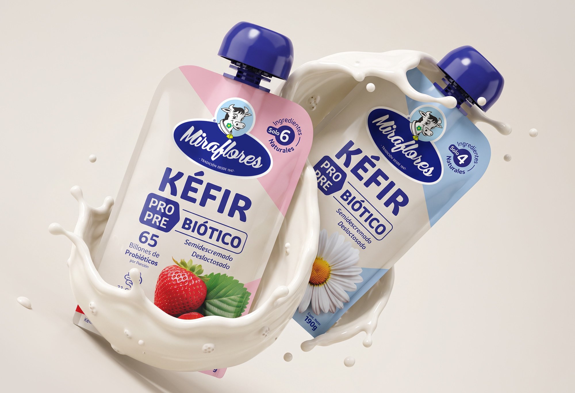 Miraflores kefir Rebranding Gworkshop Design Branding & Packaging