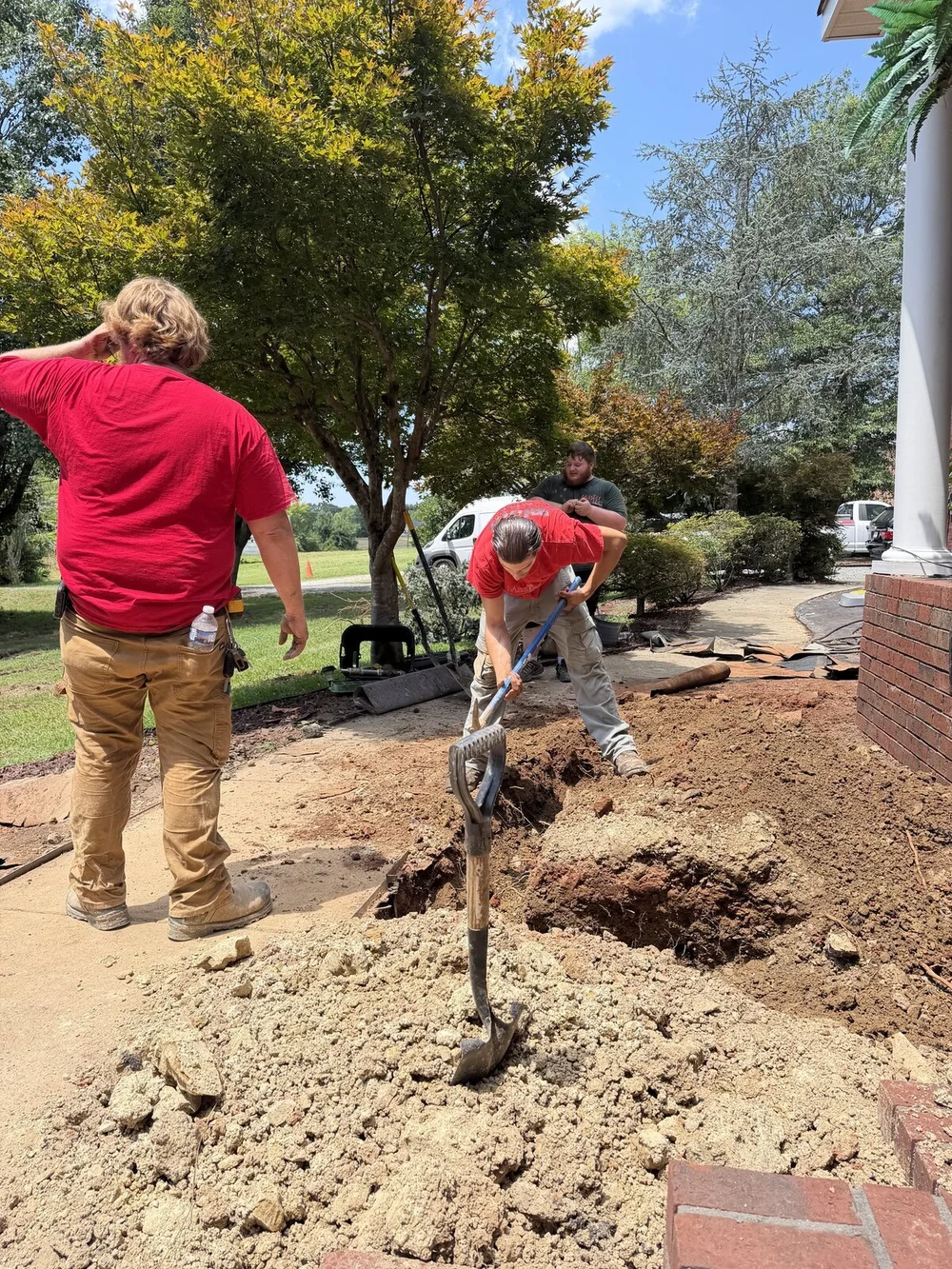 Completed sewer main replacement