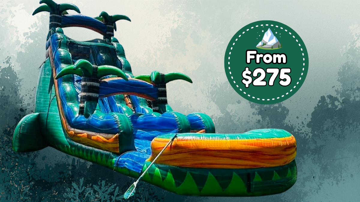 22ft Inflatable Waterslide Rental Wild Valley Inflatables Ranson, West Virginia