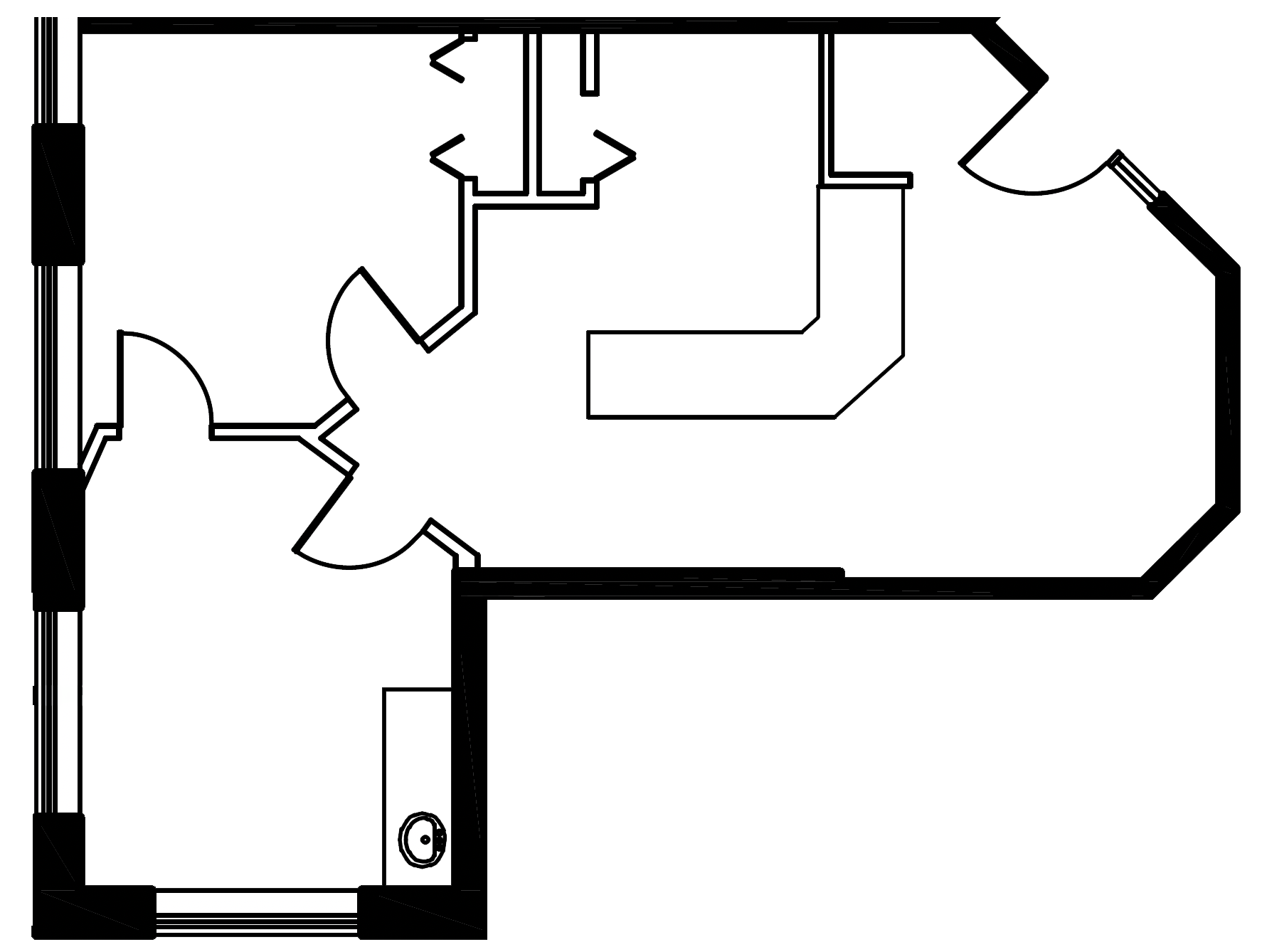 Floor plan for suite 305 at 1333 Neilson RD