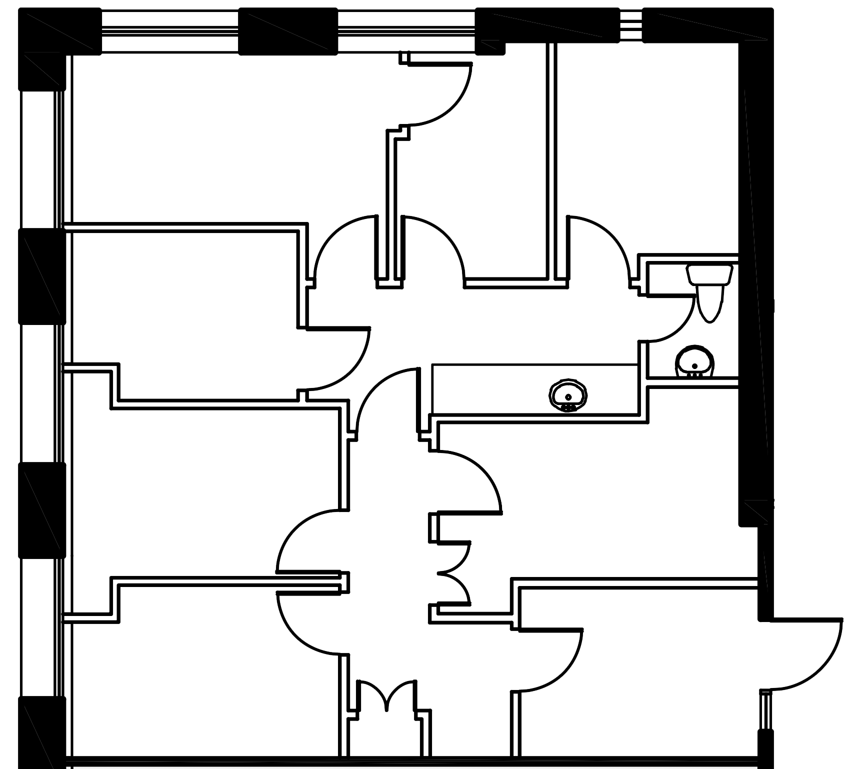 Floor plan for suite 235 at 1333 Neilson RD
