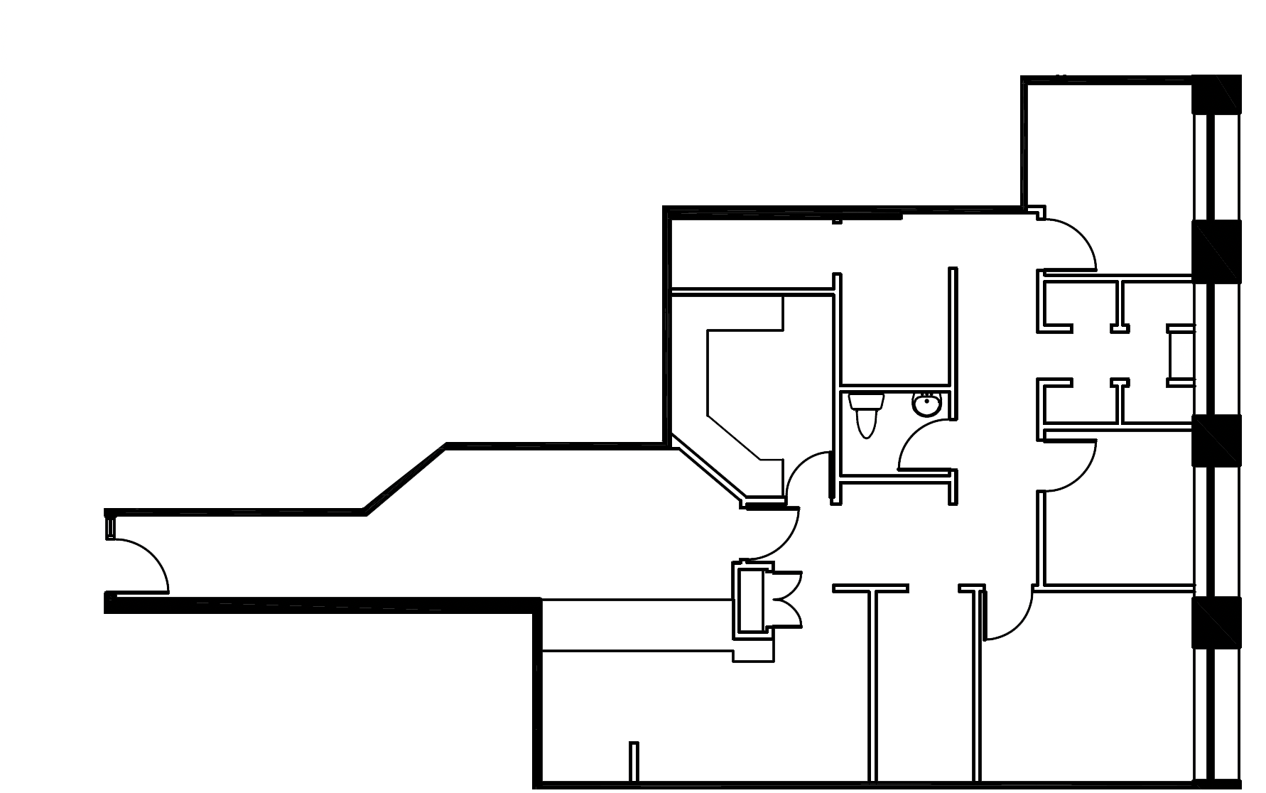 Floor plan for suite 230 at 1333 Neilson RD