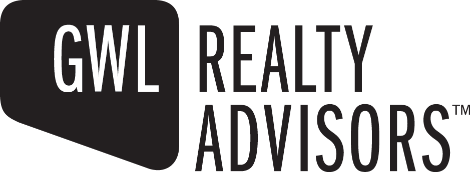 GWL Realty Advisors logo in black and white.