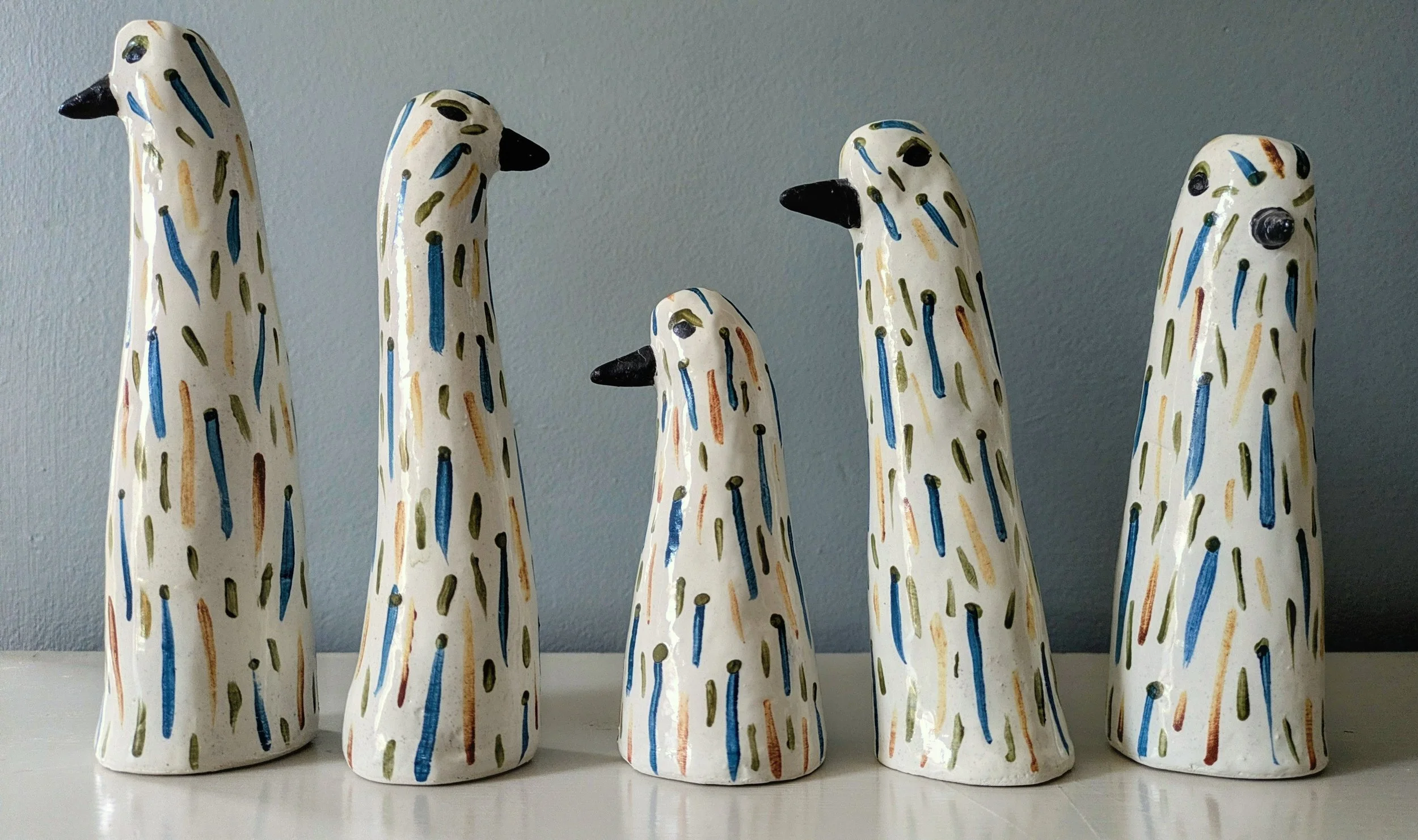 #18 Backyard Beauties; size range 3" H - 8" H x 2" D; $20 each; this is a representative sample of what is available at Otium 