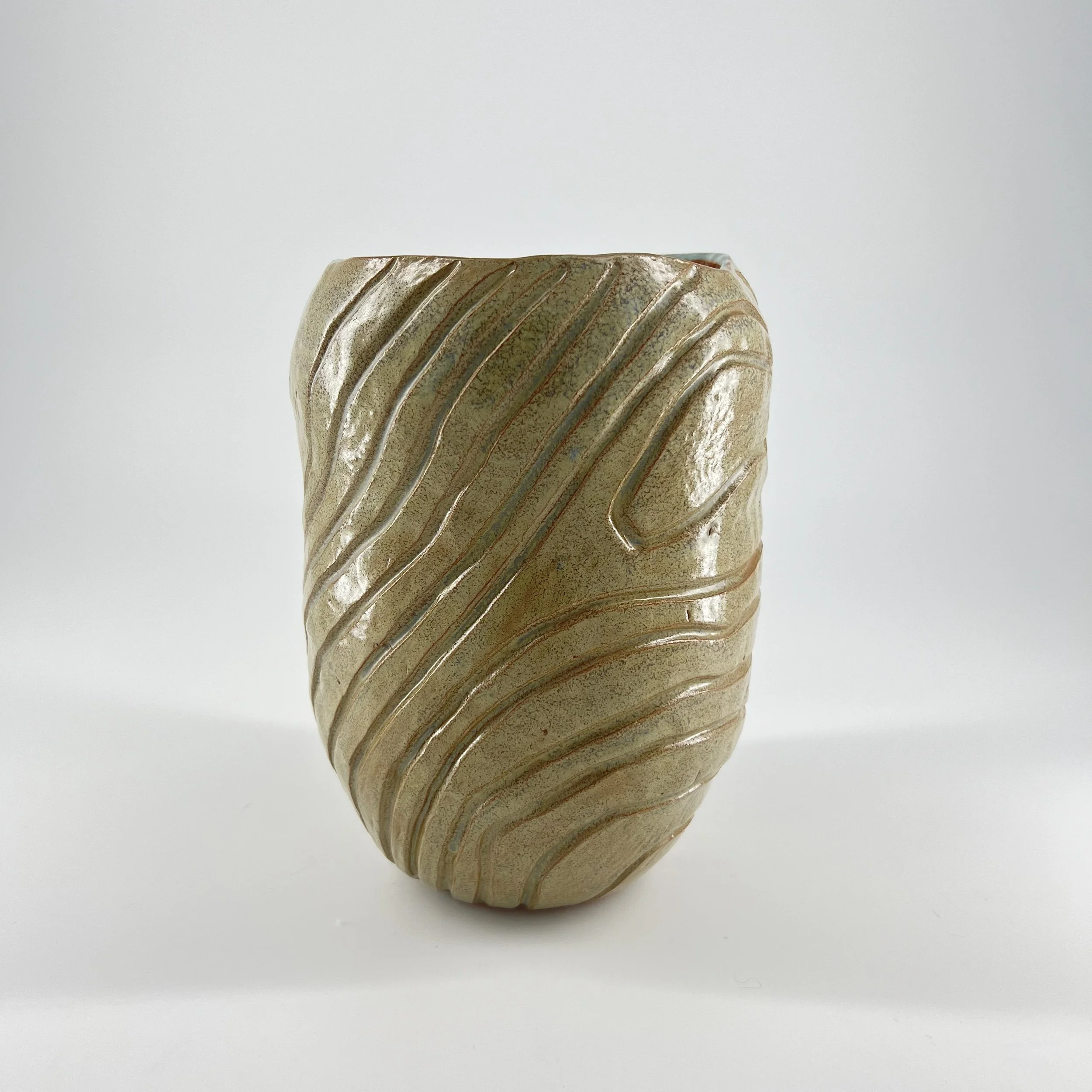 #25 Ripple Effect; 8" H x 5.5" W x 5.5" D; $100