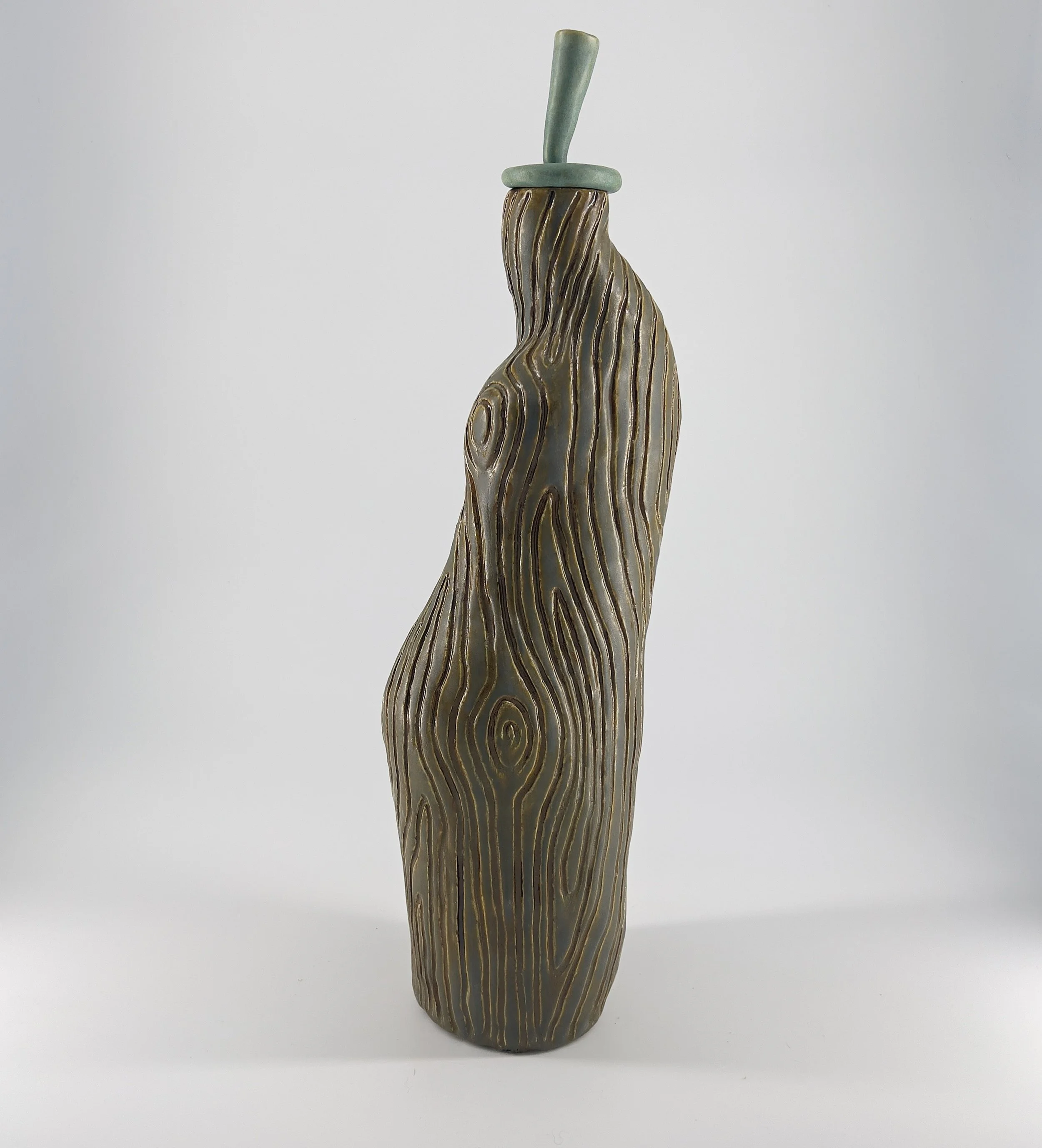 #19 Woodnymph in a Funny Hat; 19" H x 7" W x 3.5" D; $200