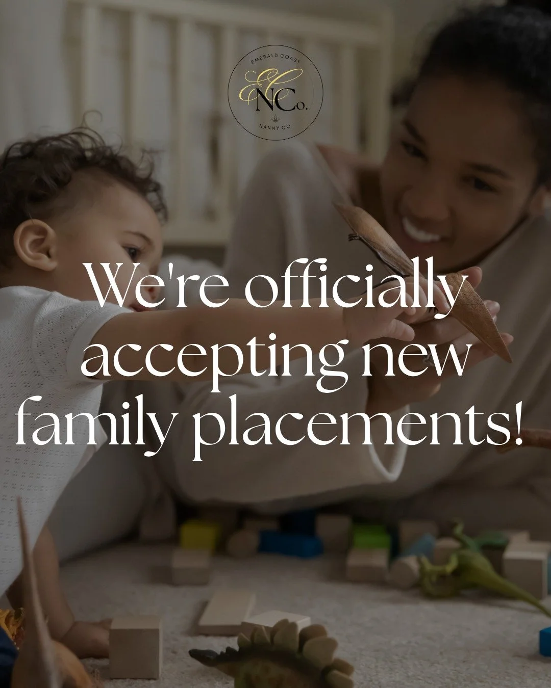 We&rsquo;re officially accepting new family placements at Emerald Coast Nanny Co. 💛

If finding the right nanny has been sitting on your to-do list, this is your sign to let us help.

Here&rsquo;s what the process looks like:

1. You fill out our fa