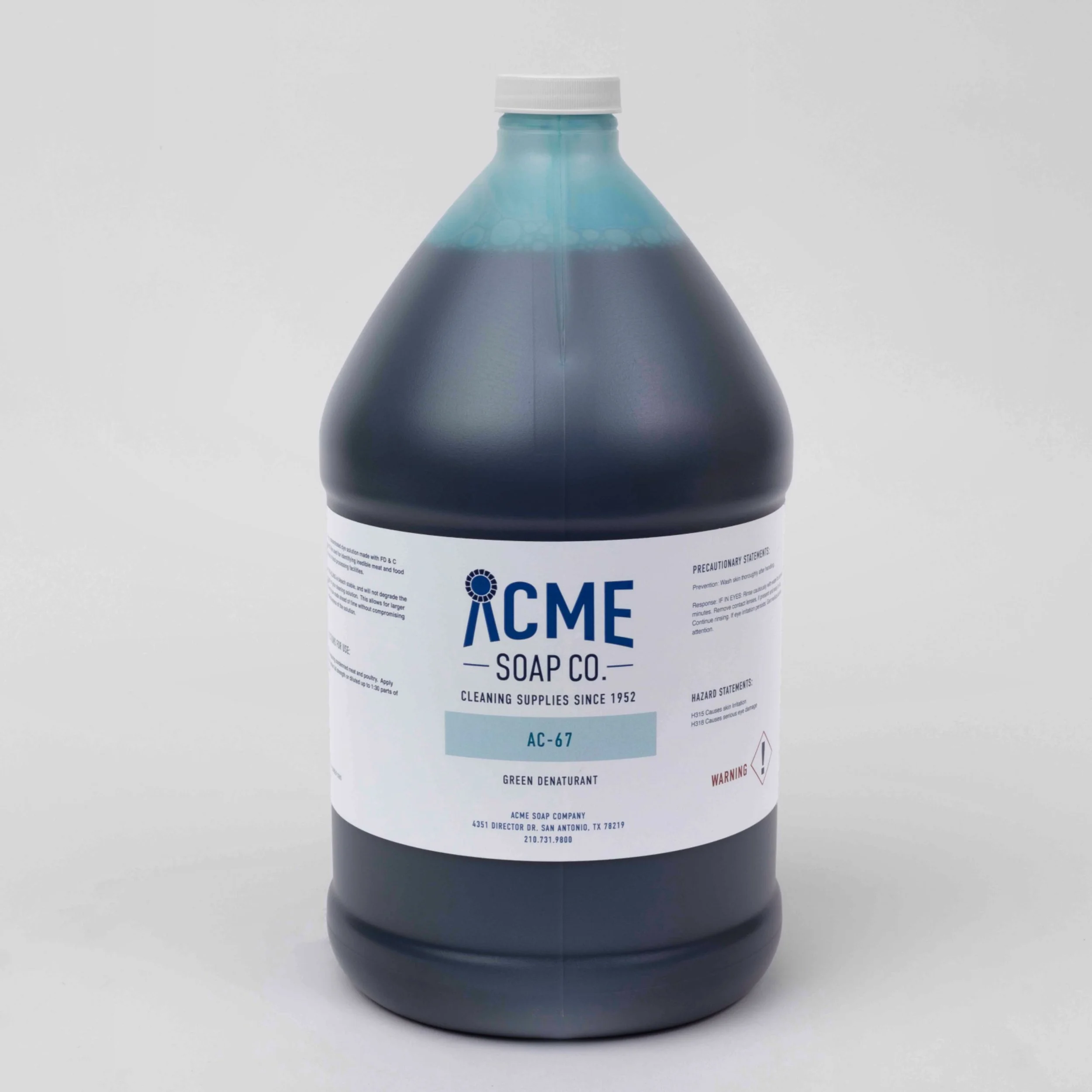 Product Spotlight: AC-67

This product is a concentrated dye solution containing FD&amp;C Green No. 3, a water-soluble synthetic food dye used in food processing applications. It is specifically formulated for use as a visual identifying agent to cle