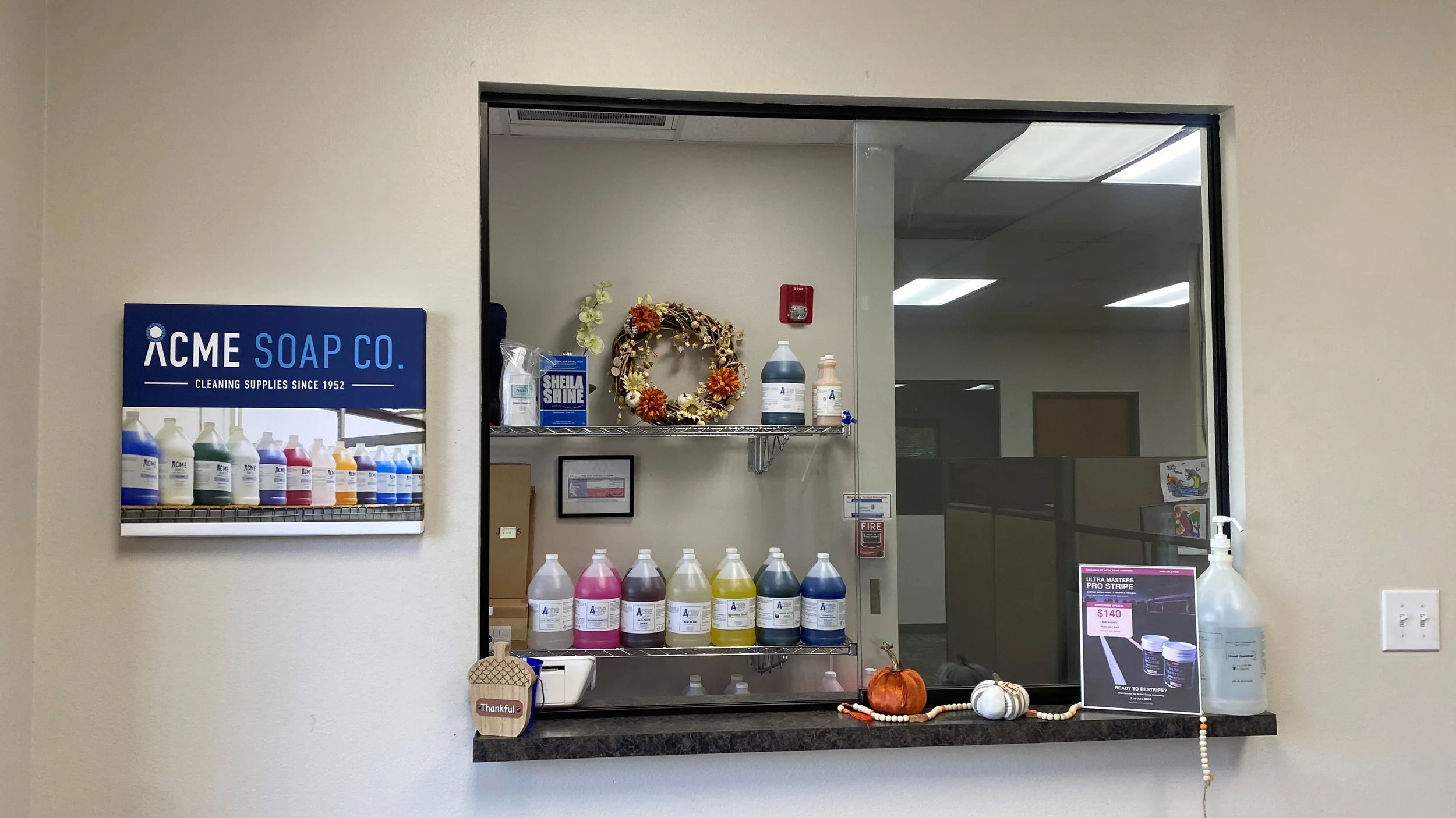 We are ready to help!
Walk-ins WELCOME!
Open M-F 8:00AM-4:30PM

Acids &amp; Descalers
Degreasers &amp; Detergents
Disinfectants &amp; Deodorizers
Pressure/Soft Washing
Floor &amp; Carpet Care
Kitchen/Food Service and Processing
Laundry Products
Hand 