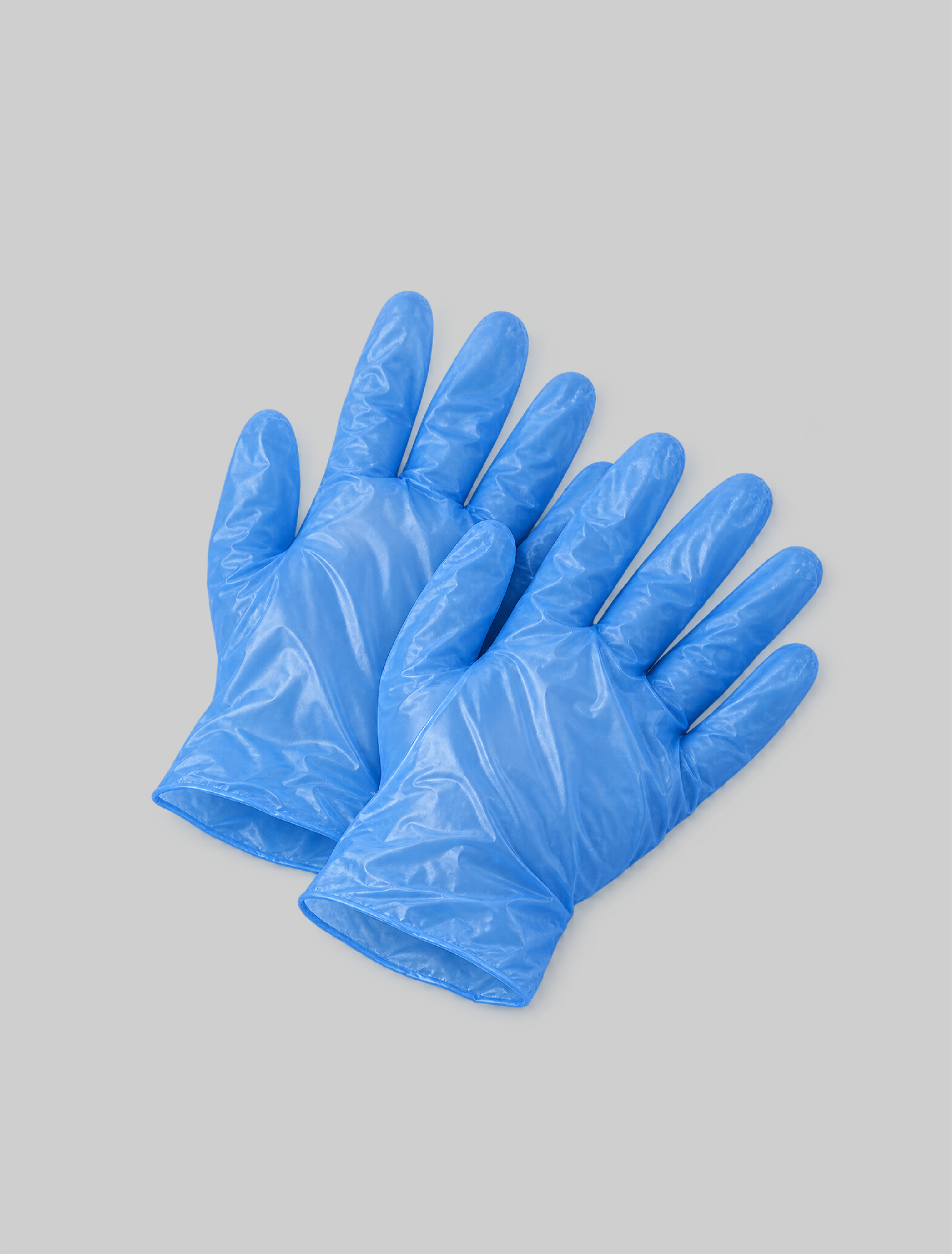 Blue Vinyl Gloves