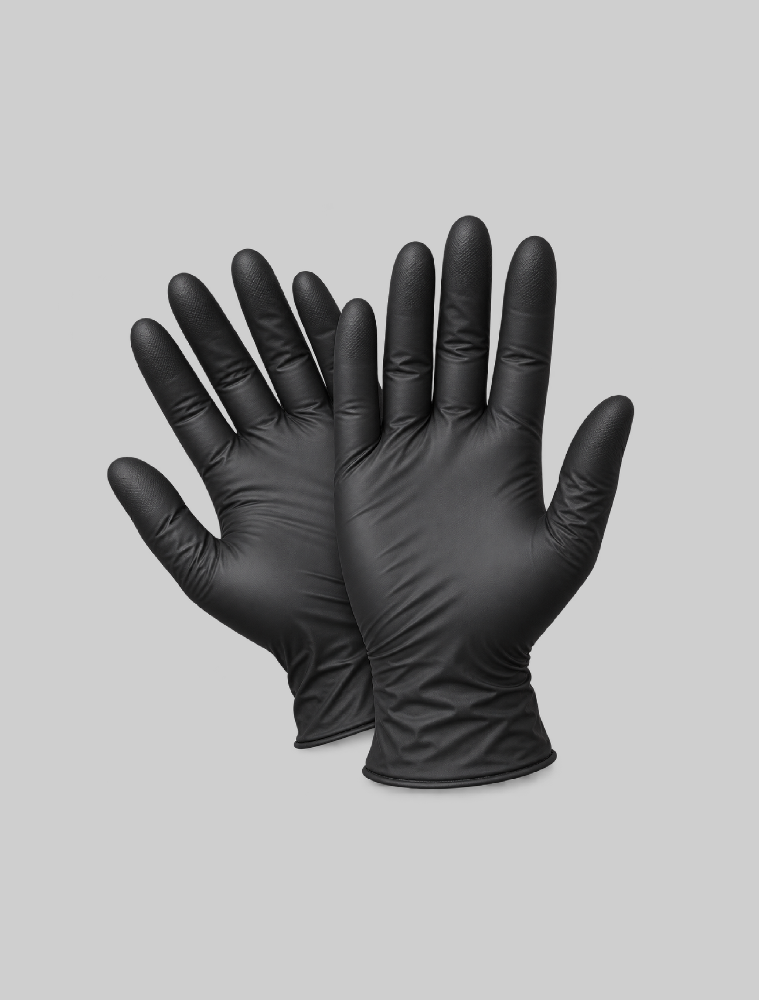 Black Nitrile Gloves