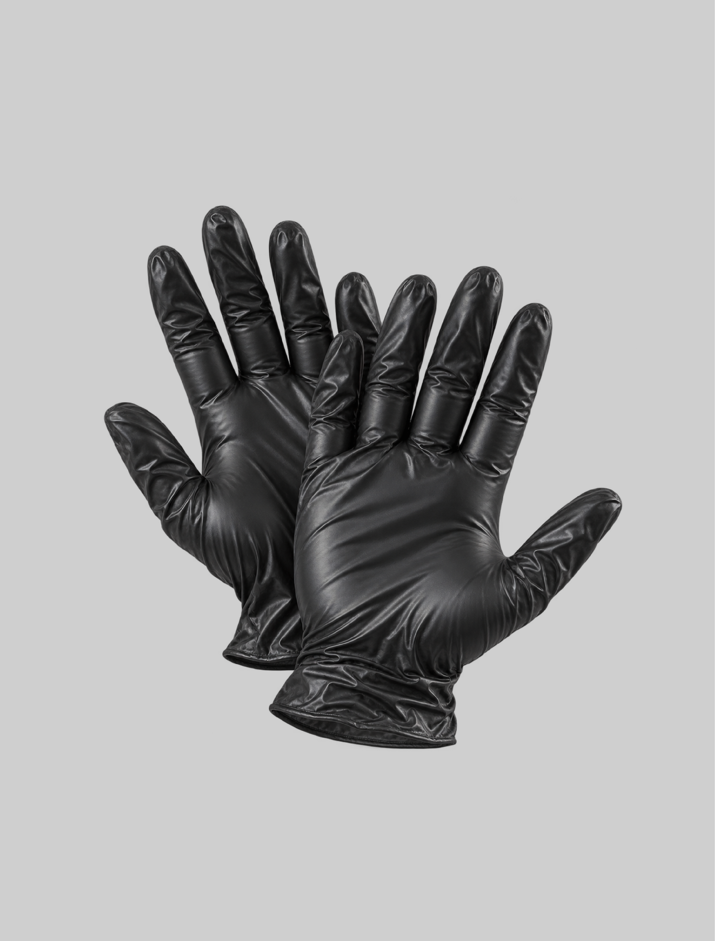 Black Vinyl Gloves