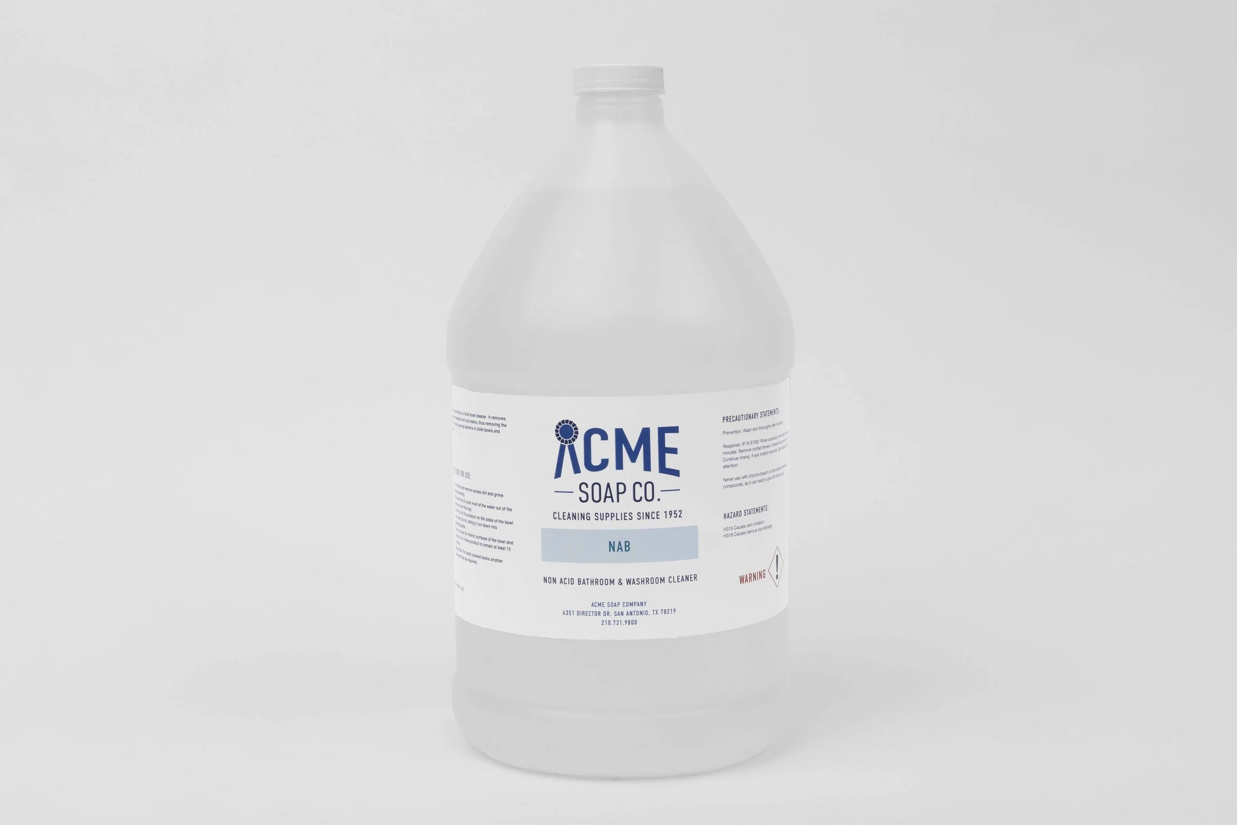 NAB - NON ACID BATHROOM & WASHROOM CLEANER