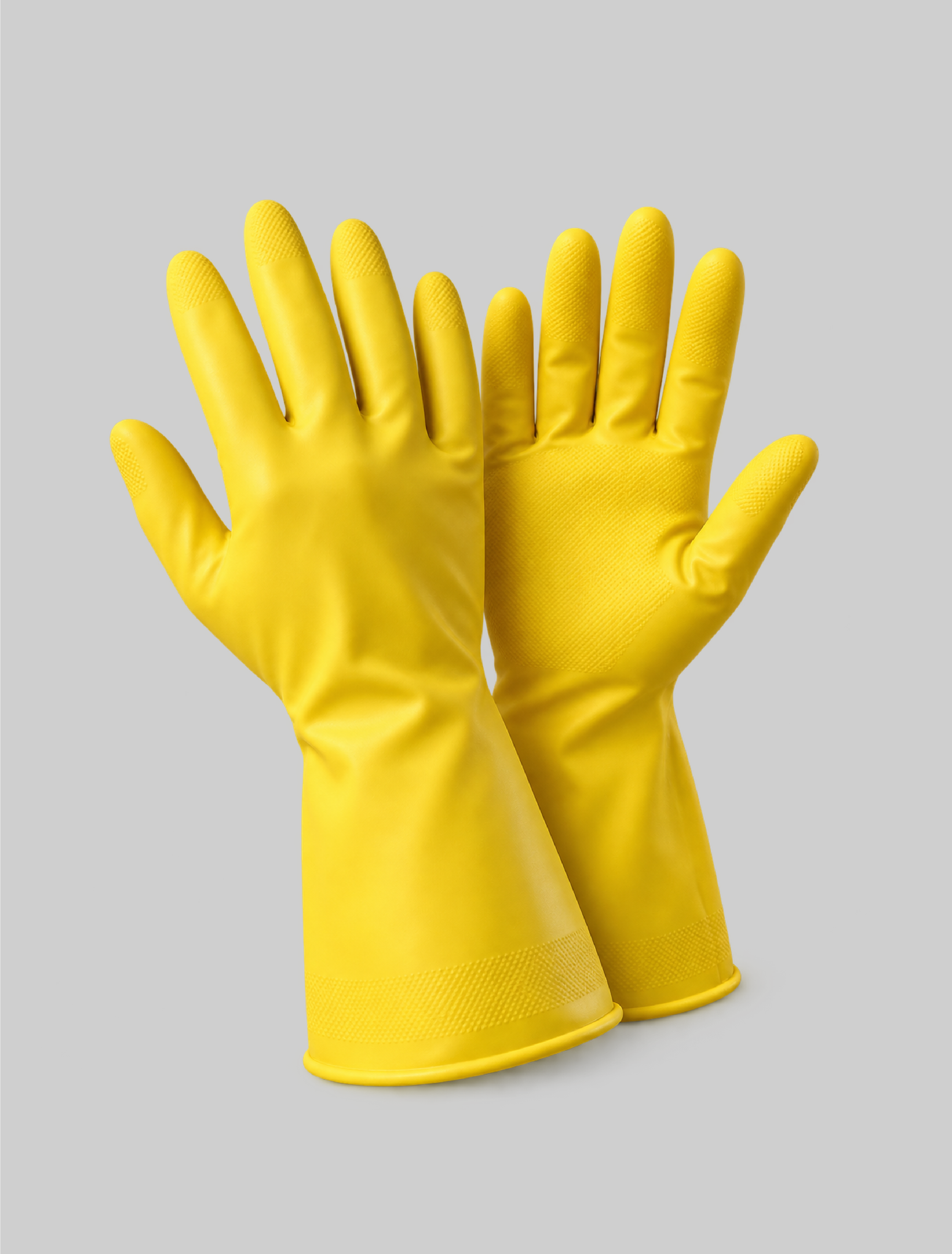 Yellow Dish Canner Gloves