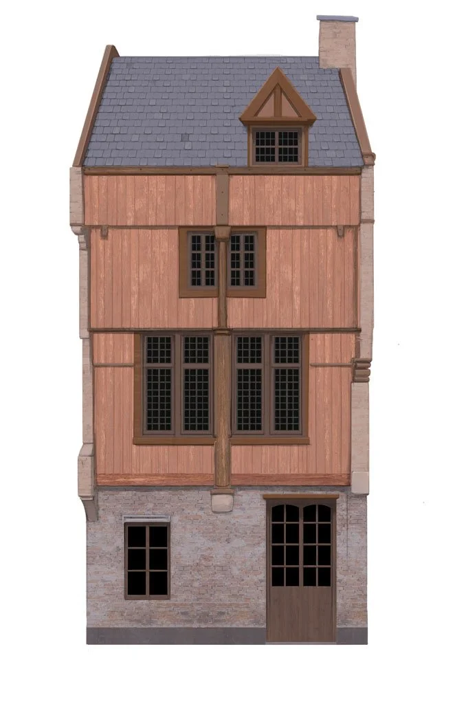 Fly Over Bruges: wallprints for cutouts