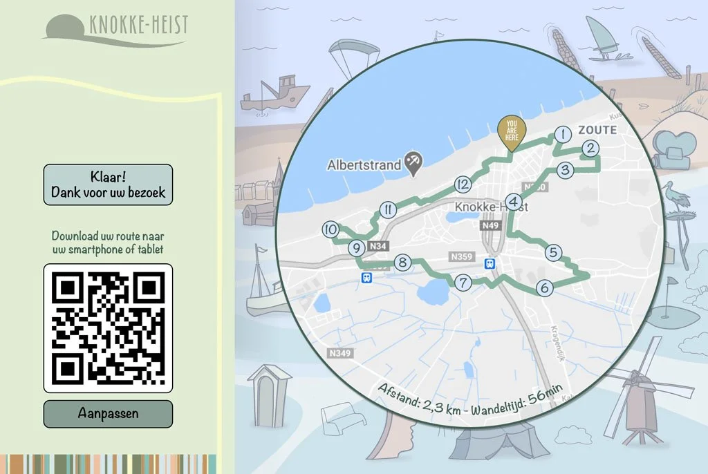 Tourist information center: Interactive Screen design 