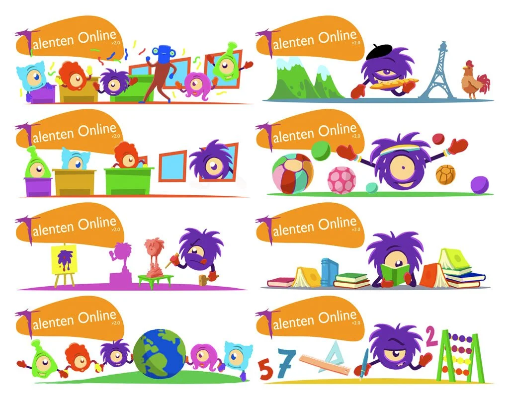 Web: header images
