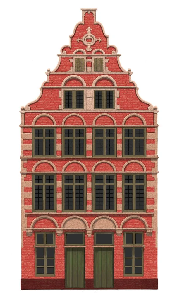 Fly Over Bruges: wallprints for cutouts
