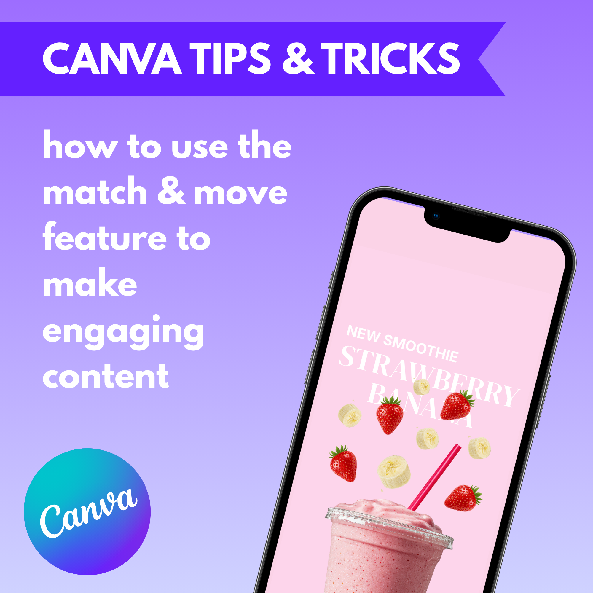 The Canva Trick That Makes Your Designs Look So Much Better: Match &amp; Move