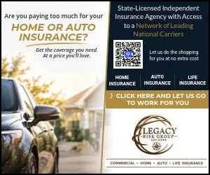 LegacyRiskGroup home, auto, and life insurance quote options in Texas