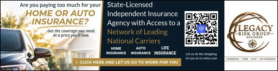 LegacyRiskGroup home, auto, and life insurance quote options in Texas