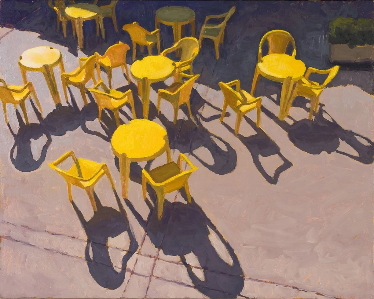 3 Gubbio Cafe 12X16 in. oil on panel 2011.jpg