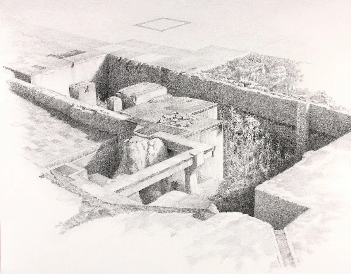 4 Excavated Space 2015 16X20 in graphite on paper.jpg