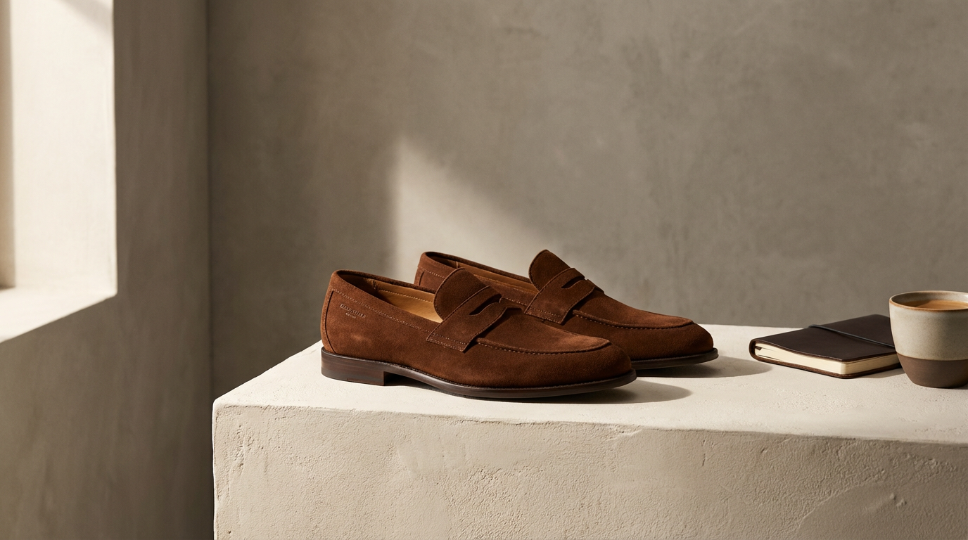 Suede Loafers