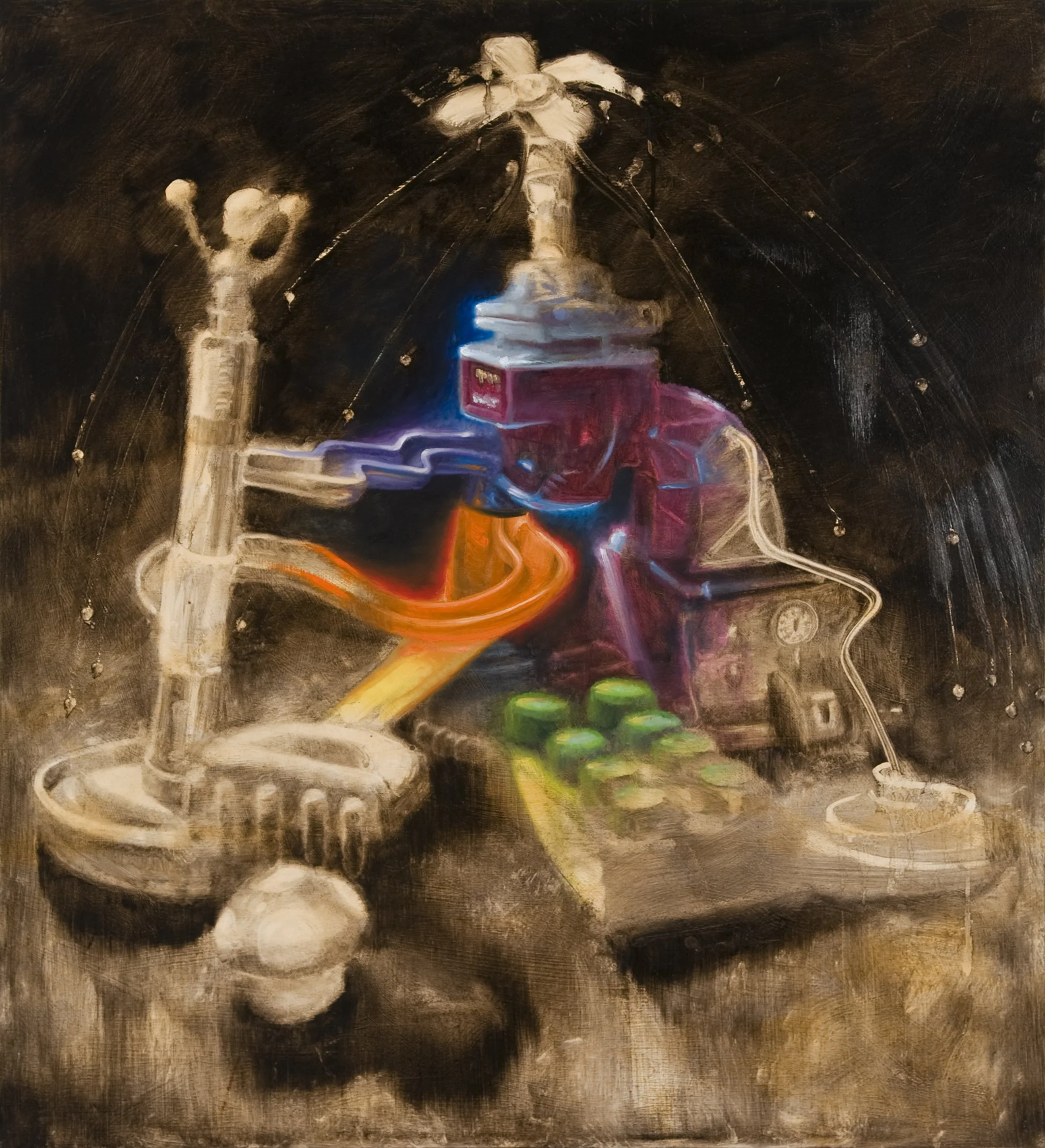 Oil on panel