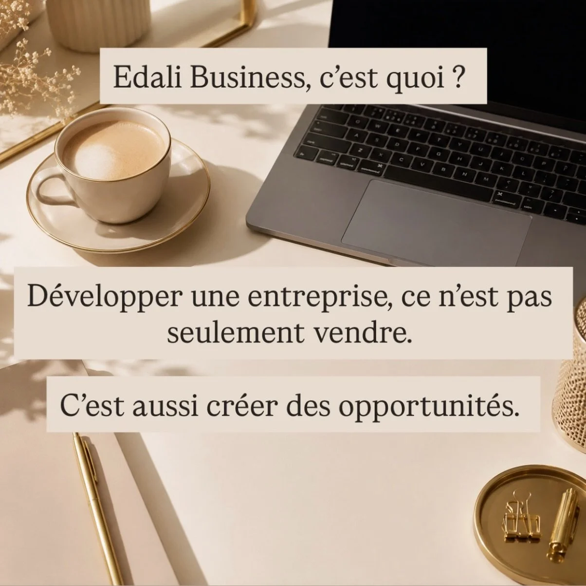 Derri&egrave;re Edali Business, il y a une vision et une ambition.
Je vous laisse les d&eacute;couvrir &agrave; travers ce carrousel.

#business #entrepreneur #developpement #opportunit&eacute;