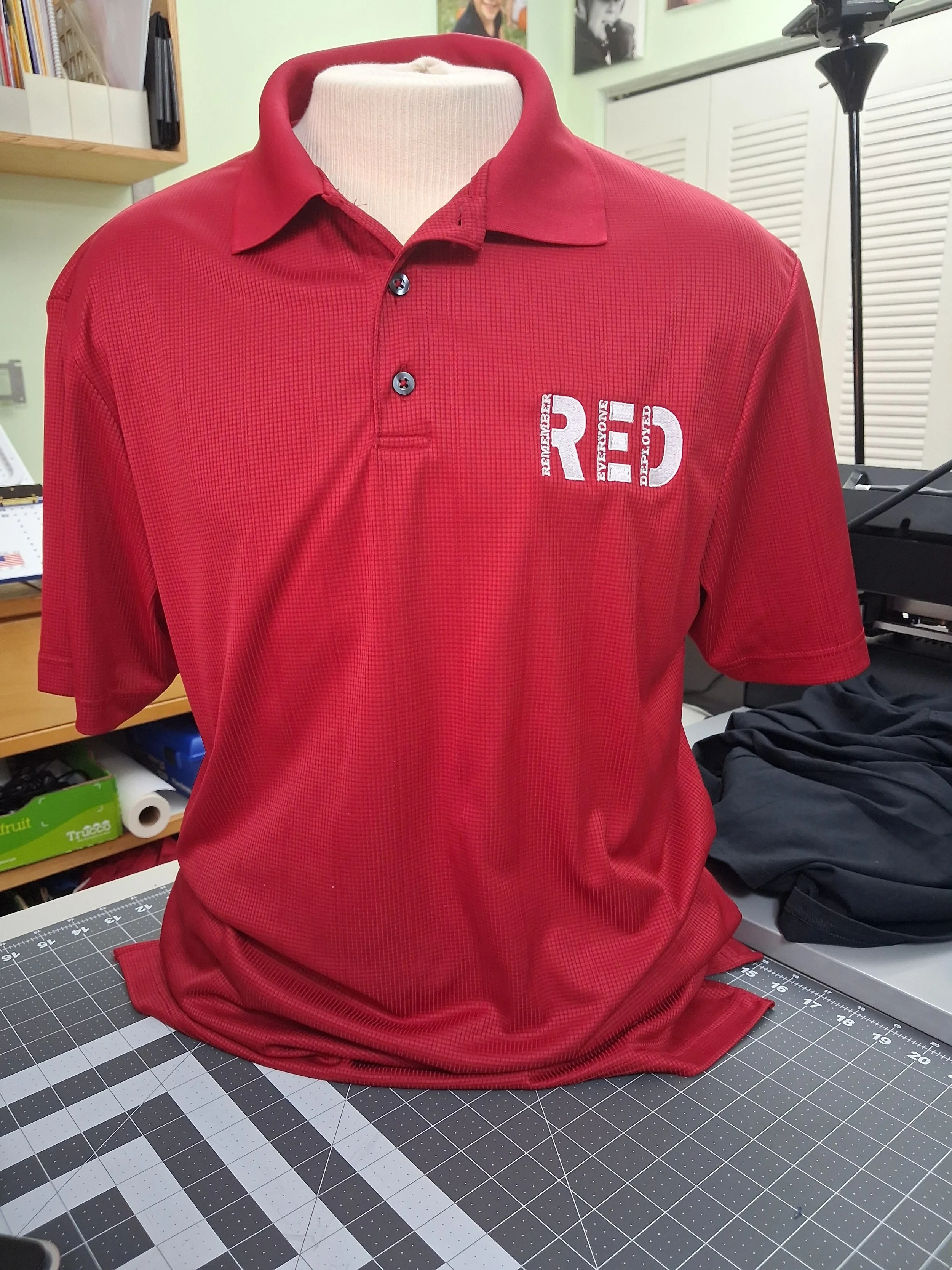 K528 Performance Fine Jacquard Polo