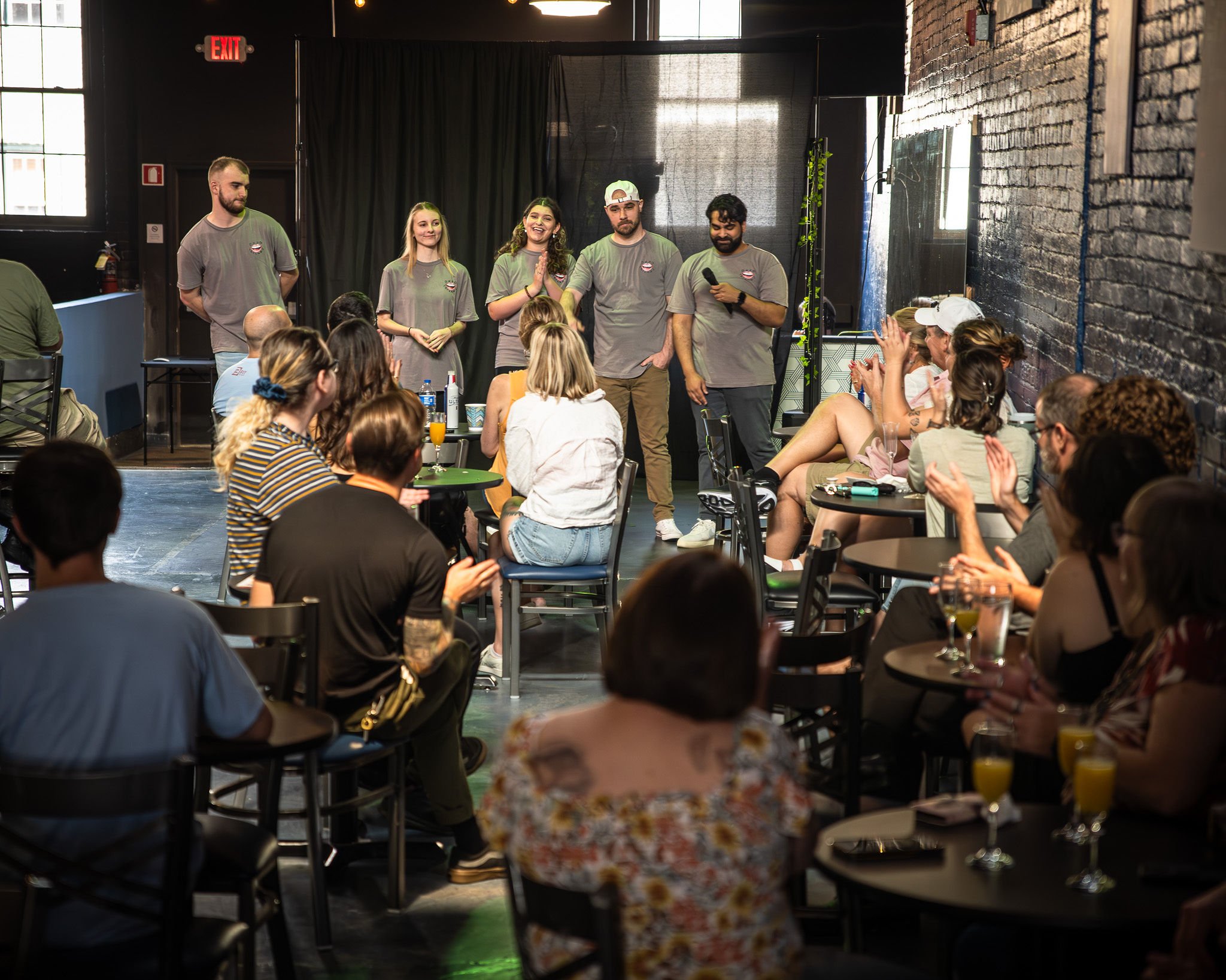Good Friends Comedy Group at one of our live shows.
