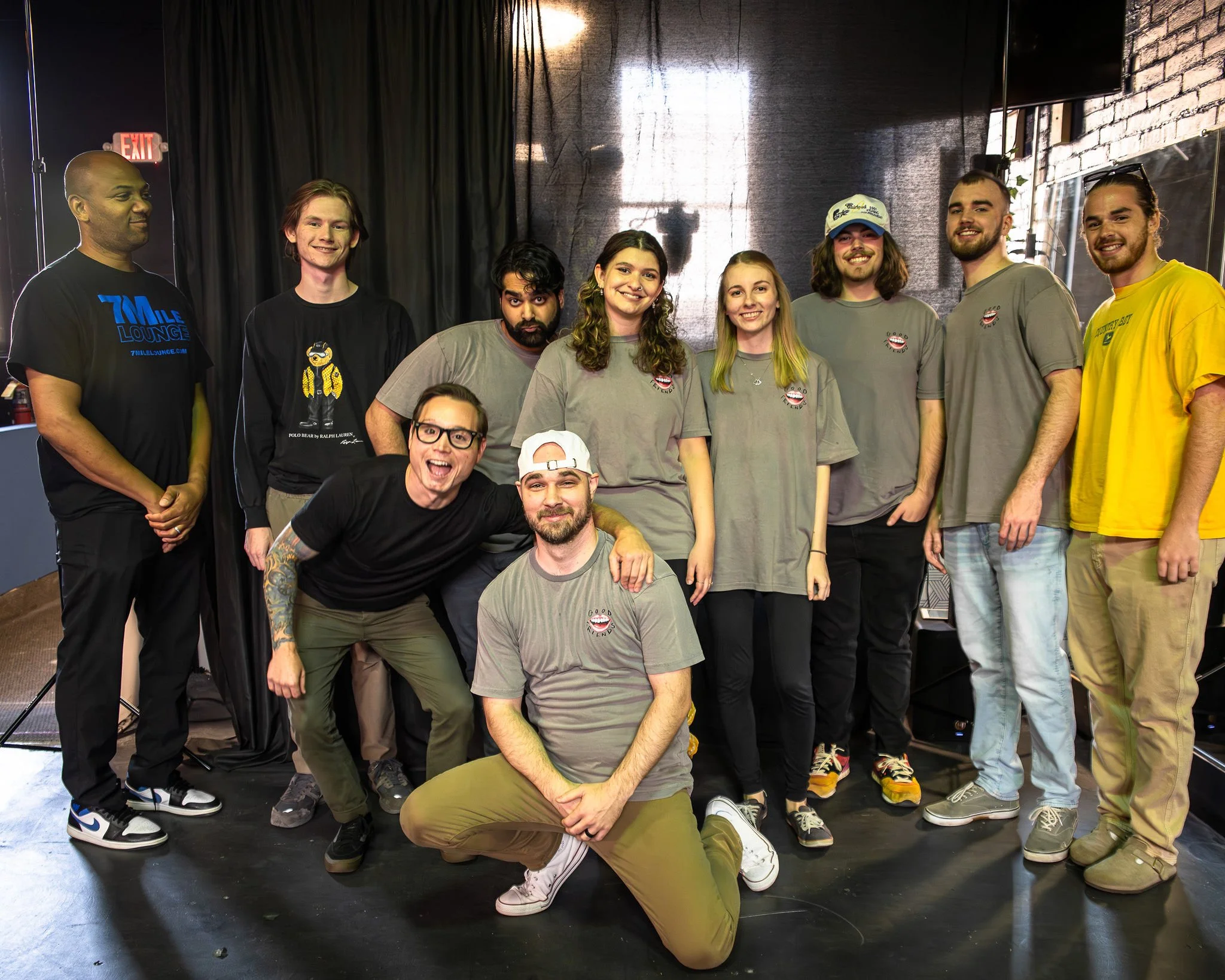 Good Friends Comedy Group at one of our live shows.