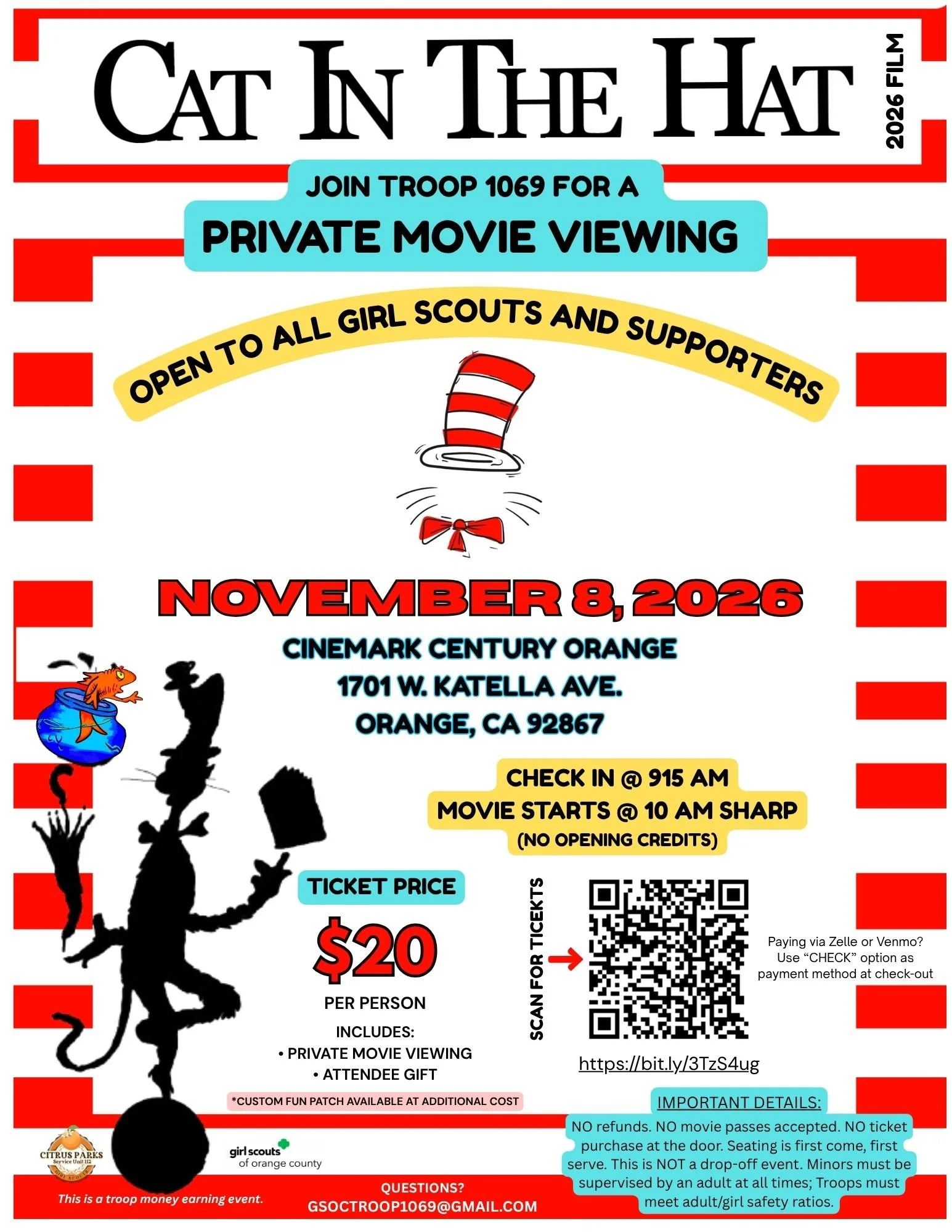 “Cat in the Hat” Private Screening