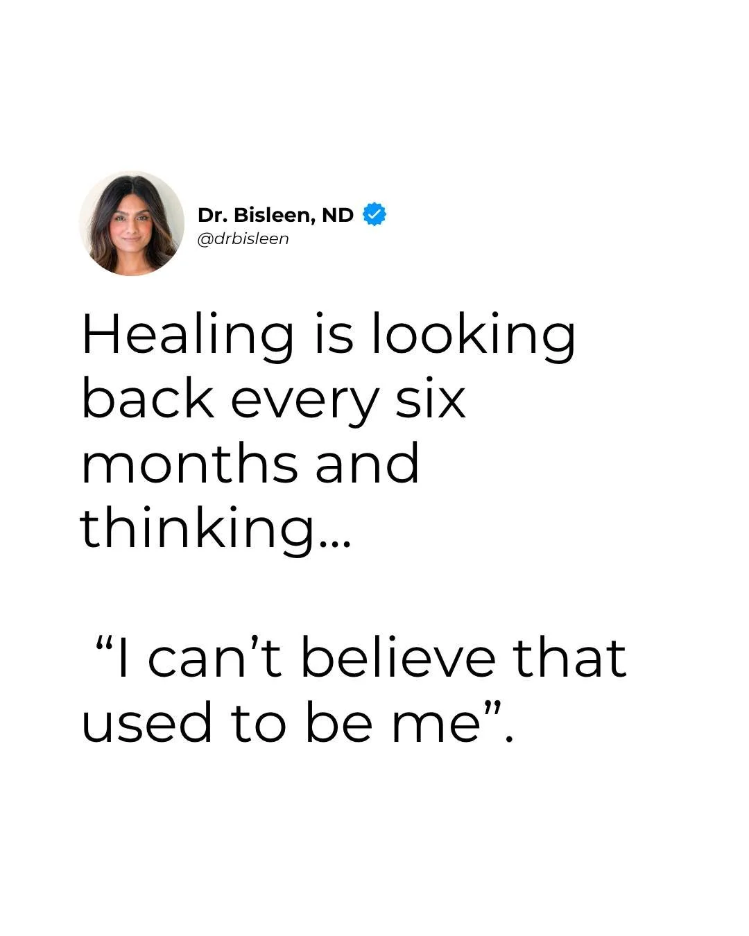 Normalize looking back at your old self and thinking...
"Wait... WHAT was I doing?" 😂

This happens to almost everyone who's growing.
The changes are so gradual that you don't notice them day to day.

Then one day you catch yourself thinki