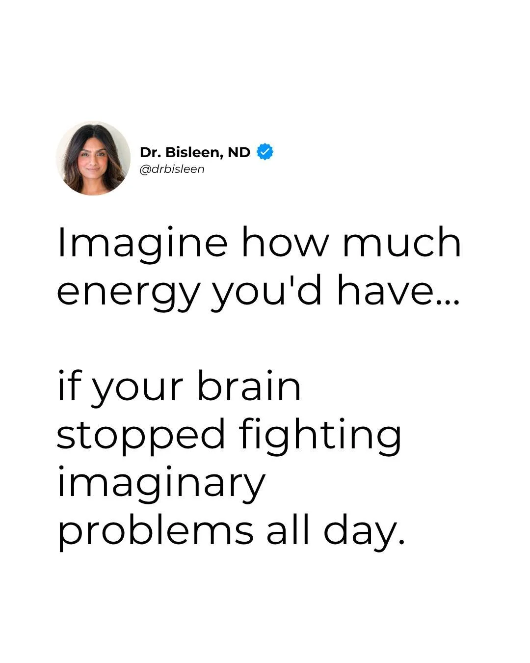 Your brain wasn't designed to spend all day preparing for things that never happen.

But when your nervous system doesn't feel safe...
That's exactly what it does.

The result?
You're mentally exhausted before the day has even begun.

The goal isn't 