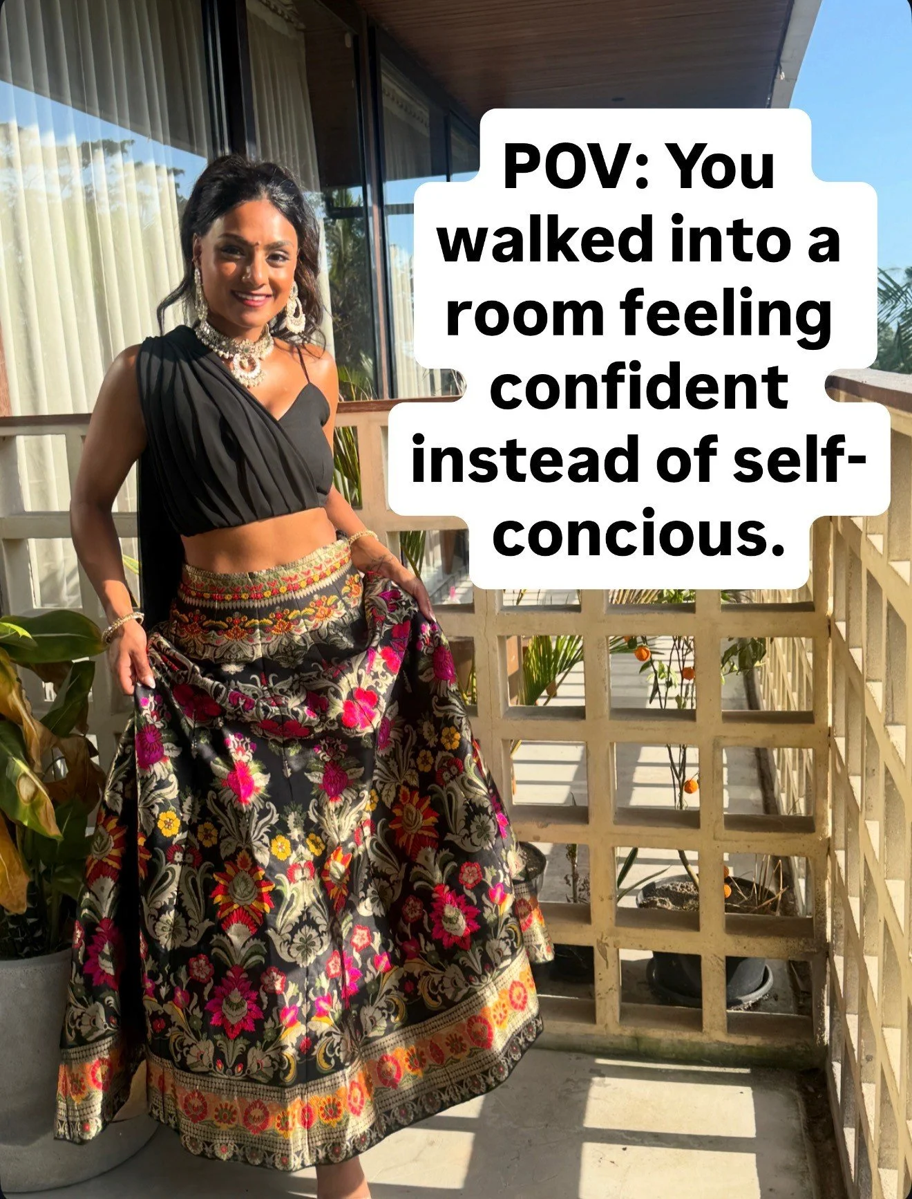 For years, every time I walked into a room, I wasn't think about enjoying myself.

I was thinking.. "What is everyone thinking about me?", "Do they like me?", "Am I saying the right thing?"🙈

I looked confident on the o
