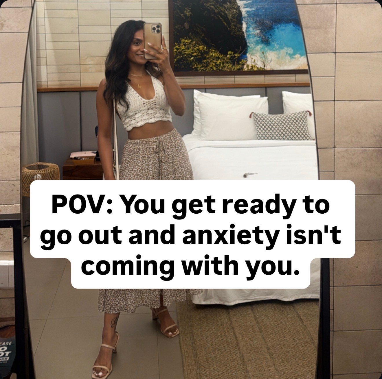 This is what I want for you...

➡️ To get ready to go out without wondering how you&rsquo;re going to feel.
➡️ To make plans without worrying that you&rsquo;ll cancel.
➡️ To be around people without being in your head the entire time.
➡️ To actually 