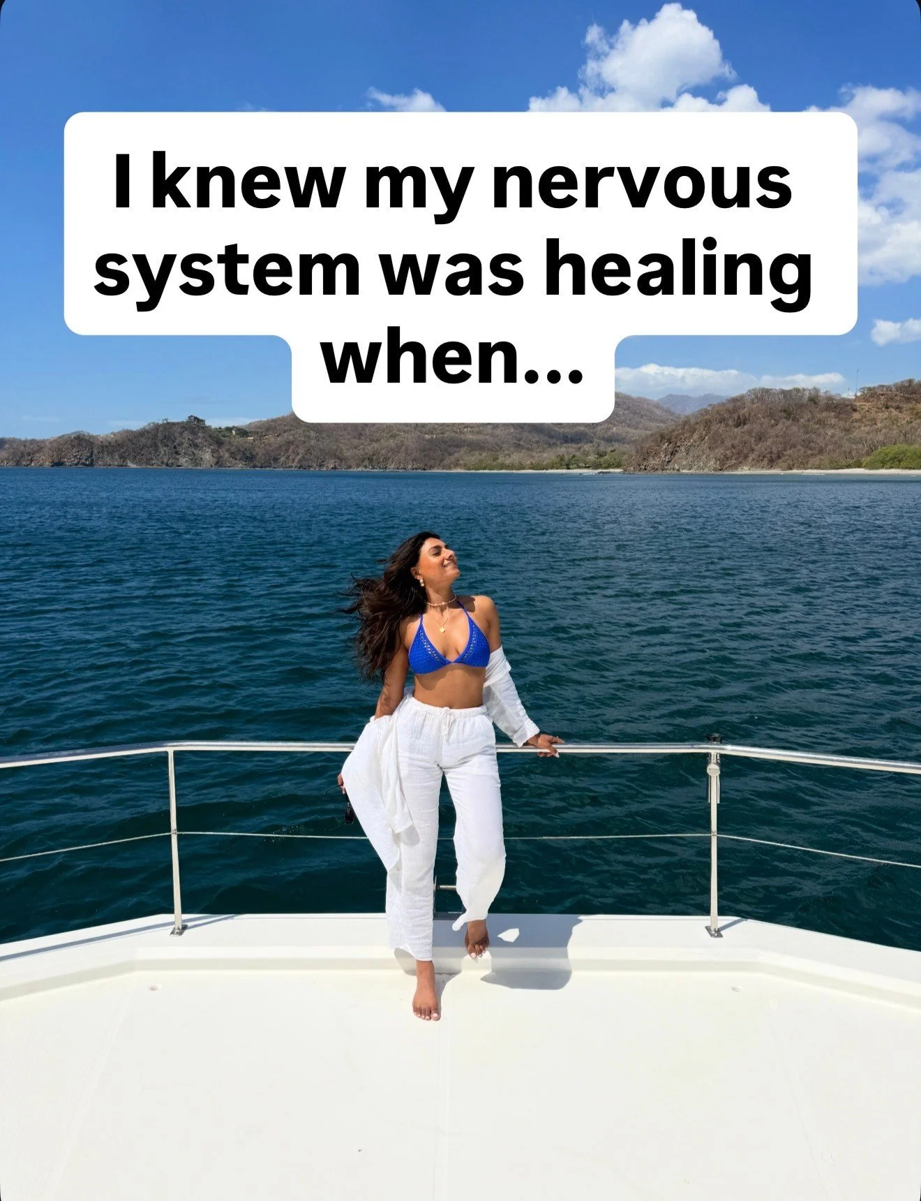 This was the healing I was looking for all along. Not becoming less ambitious, but finally having the capacity to enjoy the life I worked so hard to build.💃