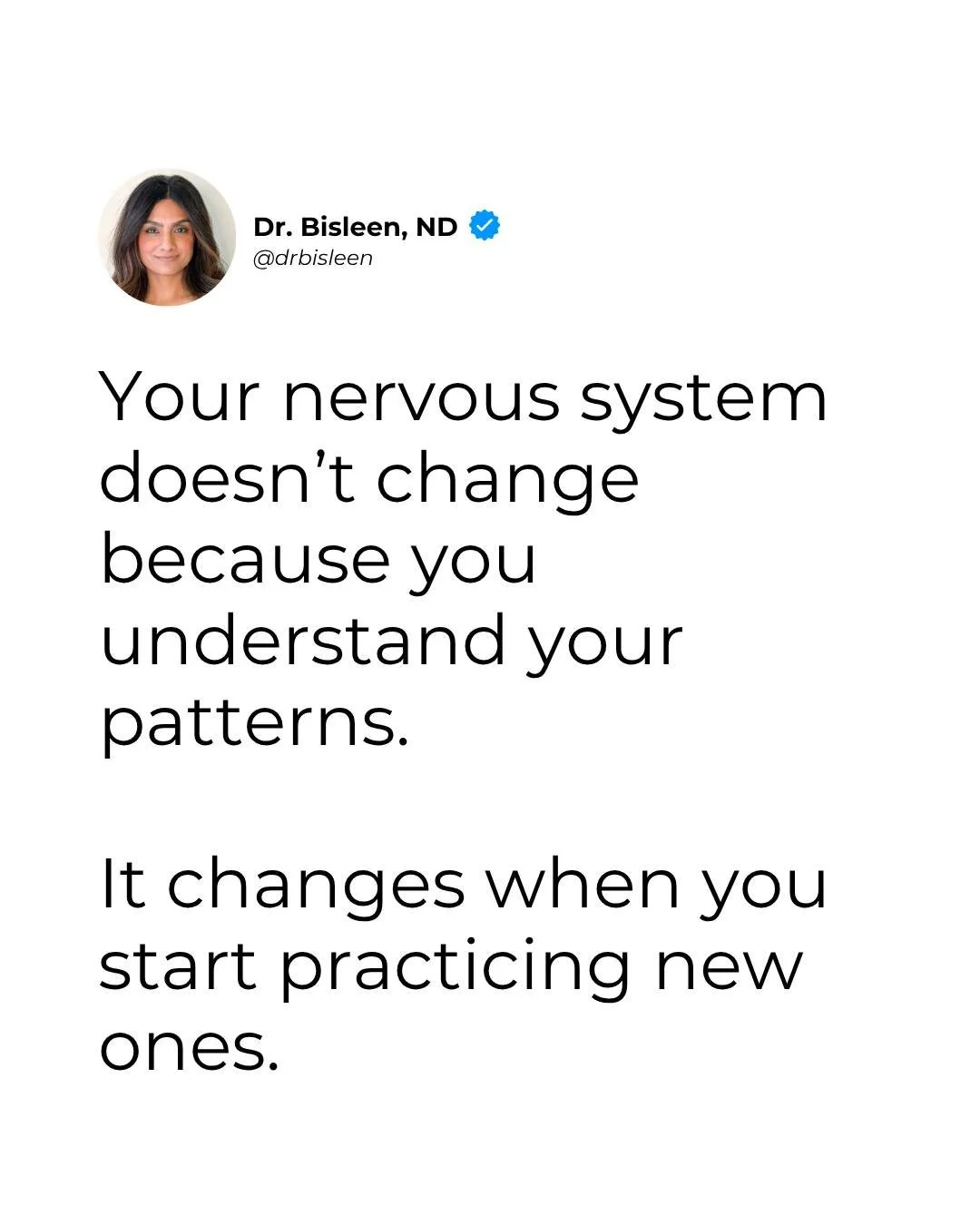 I&rsquo;ve met so many people in my practice who can tell me exactly what their patterns are.

They know why they people please, why they overwork, why they shut down, why they struggle to rest... but then they keep responding the exact same way.

Aw