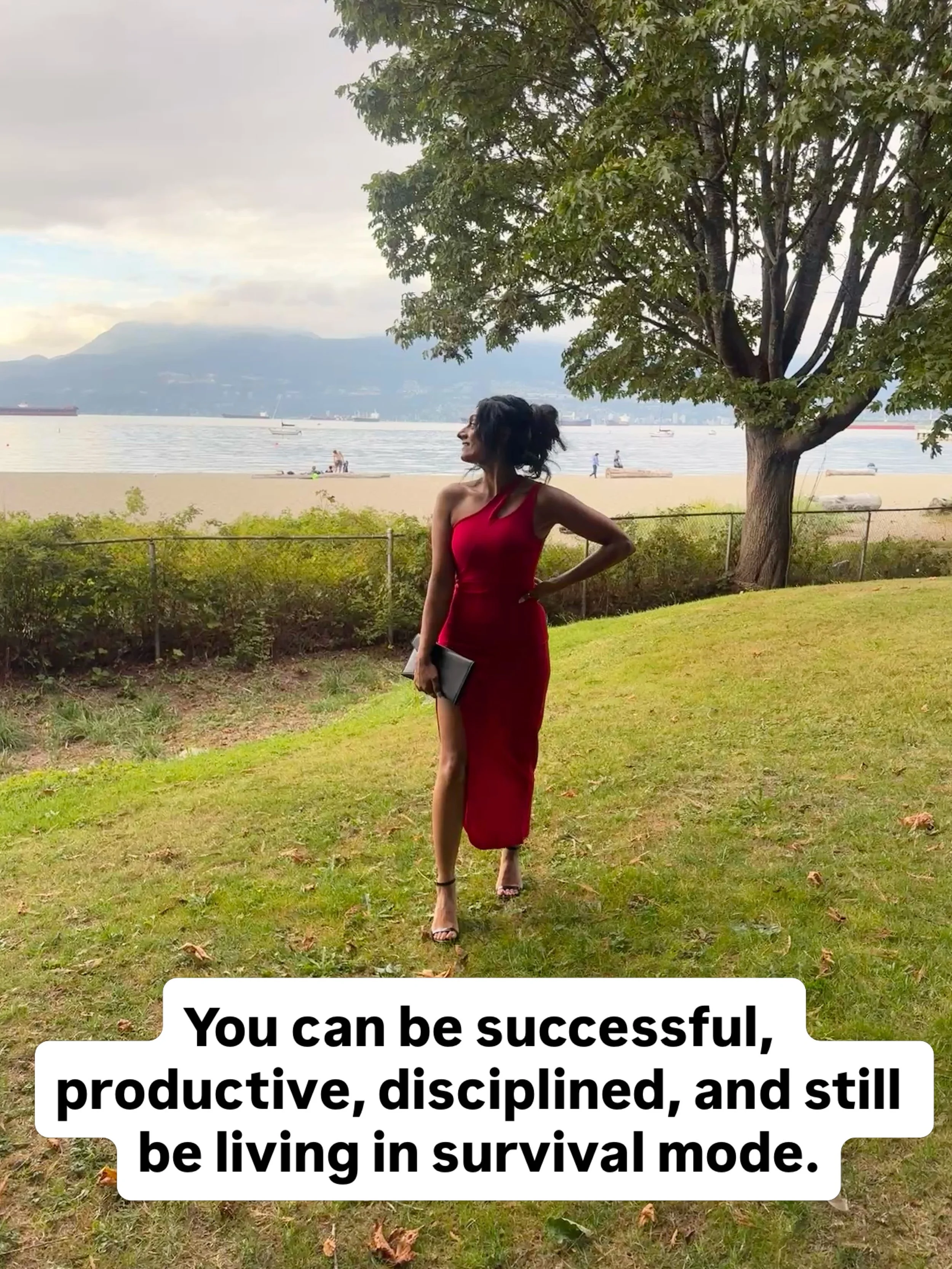 This was honestly one of the biggest things that I had to learn about myself.

I learned the hard way that survival mode doesn&rsquo;t always look like falling apart..

Sometimes, it looks like being the person who gets everything done.
Or the person
