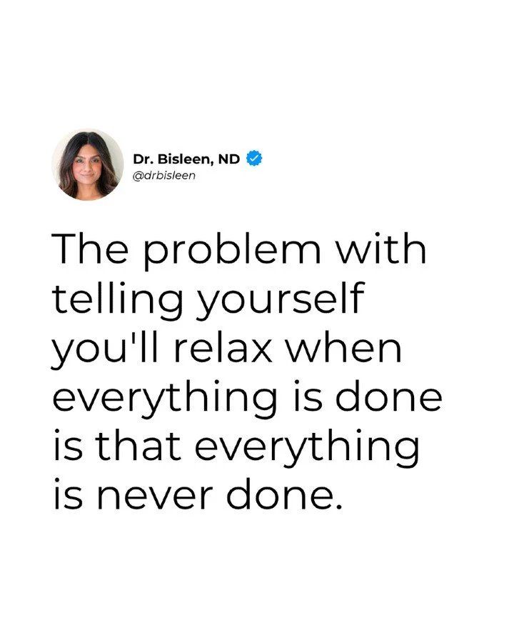 Exhaustion doesn&rsquo;t always come from doing too much.
Sometimes it comes from living as though you are never allowed to stop.

You finish one thing and immediately think about the next.

Eventually, life starts to feel like one giant checklist, a