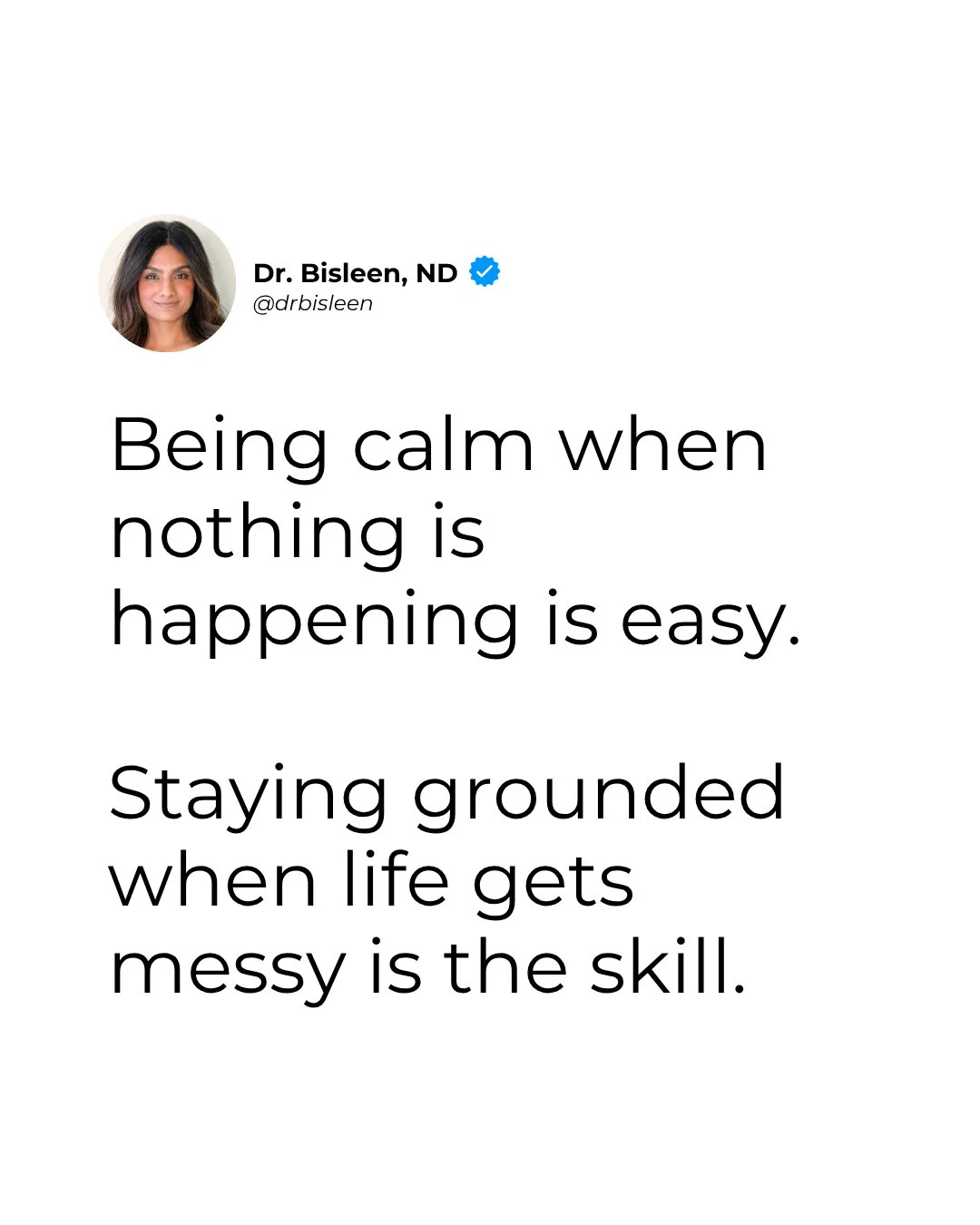 It's easy to feel like you've mastered your nervous system when life is going your way.

But what happens when someone gets under your skin, your plans fall apart, or EVERYTHING seems to go wrong?

THAT is when the real work begins.

You can read all
