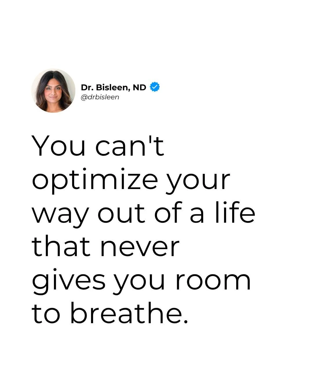 I used to think that if I could just optimize everything in my life, I'd finally feel the way I wanted to feel.

My routines, my diet, my workouts, my productivity. I was constantly looking for ways to do more and become better.

But somewhere along 