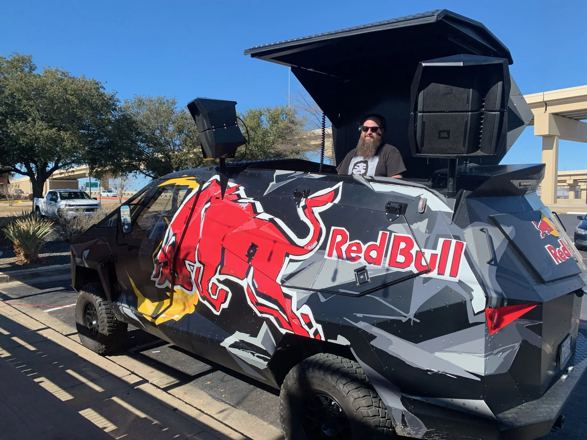 Social Sound Co. DJ performing at a Red Bull corporate brand activation