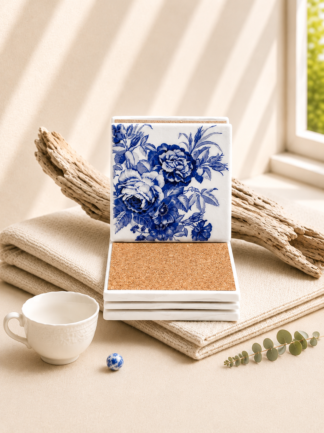Handcrafted 4-Piece Coaster Set