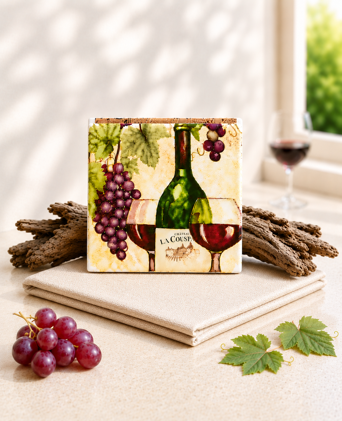 Handcrafted 4-Piece Coaster Set